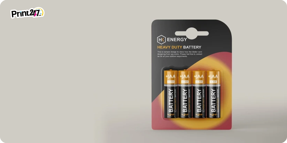 Sustainable blister card packaging design made from eco-friendly materials for a greener future.